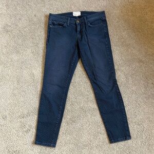 Current/Elliott polka dot skinny jeans sz 28
